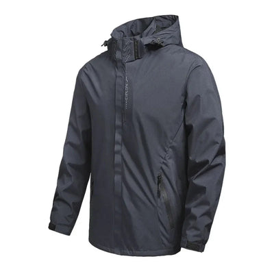 Herren Outdoor Hardshell Regenjacke Wasserdicht Atmungsaktiv