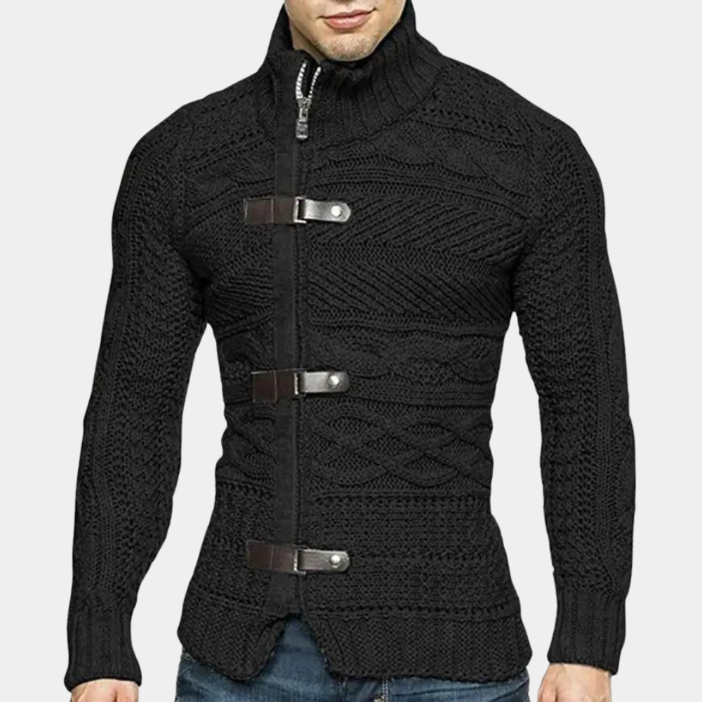 Klassischer Herren Rollkragenpullover aus Merinowolle