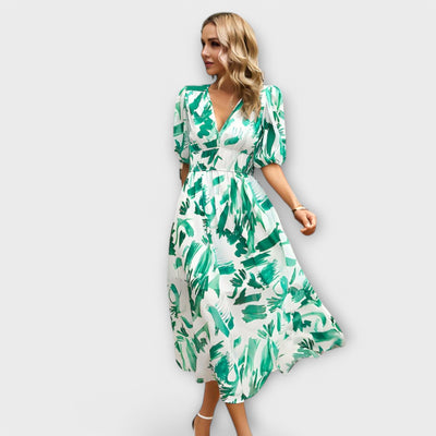 Taina – Maxikleid mit Puffärmeln