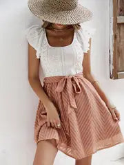 Felicidad - Sommerkleid mit Spitzenärmeln