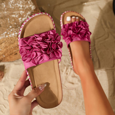 Modische flache Schuhe aus Stoff und Gummi, Slip-On, Gold
