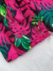 Mabel | Damen Sommerurlaub Bedruckte Weste und Shorts Set