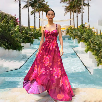 Carla | Zweiteiliger Badeanzug mit Blumendruck