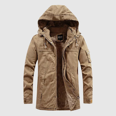 AMIEL - Mittellange Jacke mit Fellfutter 2024