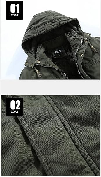 AMIEL - Mittellange Jacke mit Fellfutter 2024