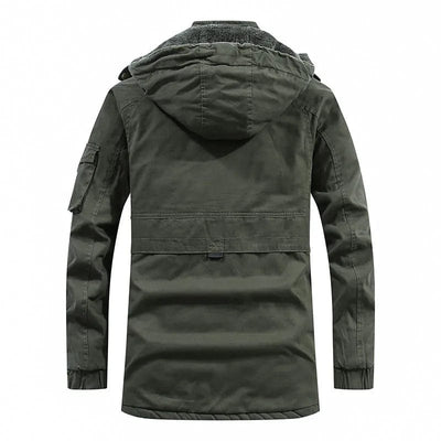 AMIEL - Mittellange Jacke mit Fellfutter 2024