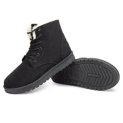 ANNALIE - Schneeweiße Schnürstiefeletten