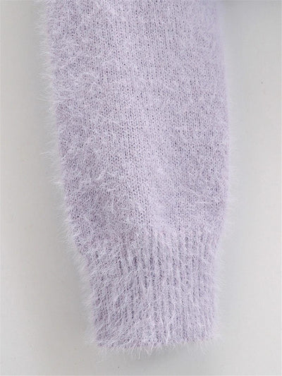 ASTRID - Elegante, weiche, sexy Strick-Crop-Tops