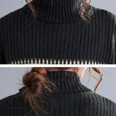 AURORA - Kuscheliger Gestreifter Strickpullover