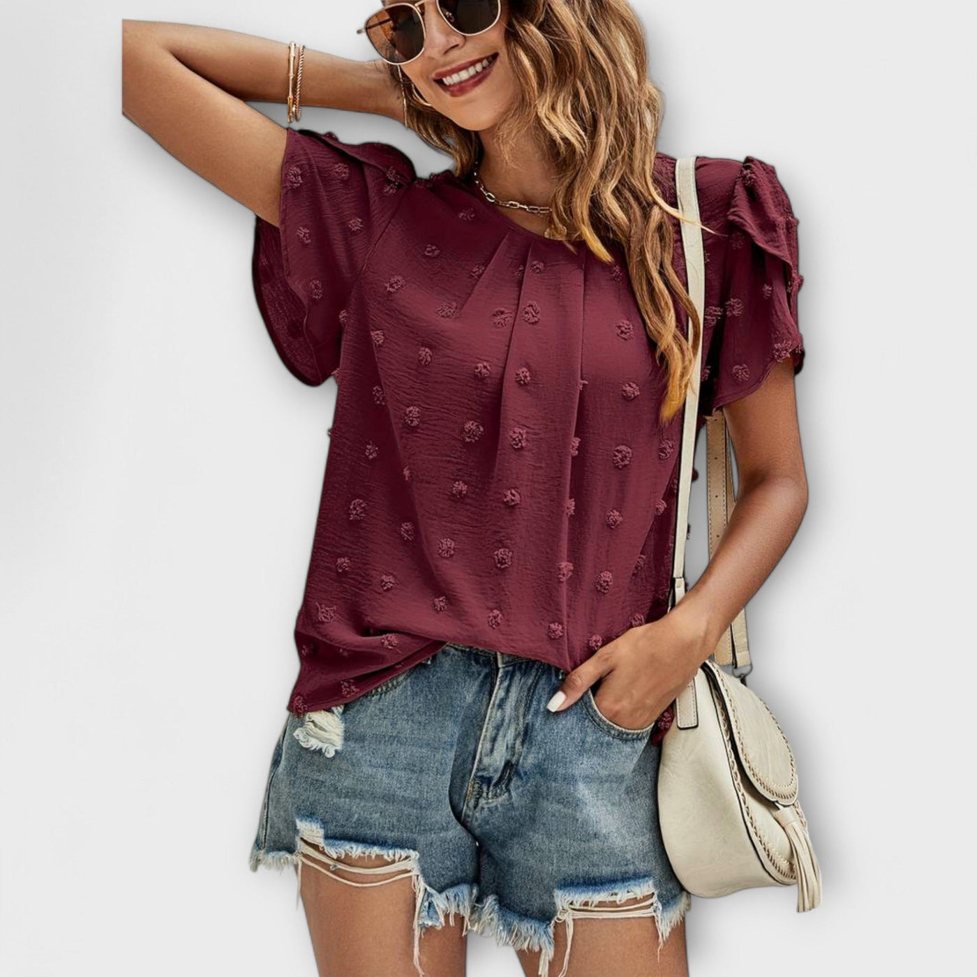 Florine – Die perfekte Polka-Dot-Bluse