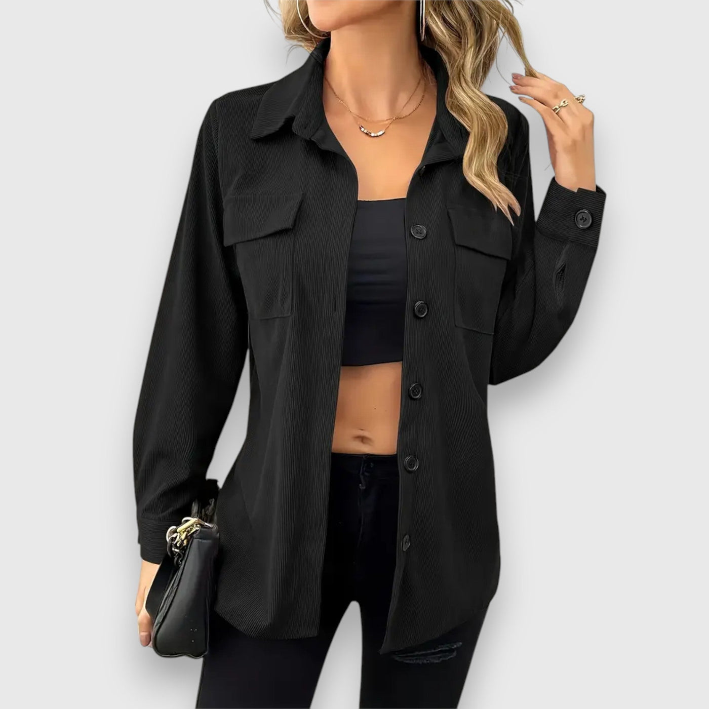 Solsna – Hemdjacke in Cord-Optik