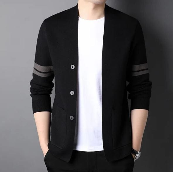 BALDUR - Luxuriöser Strick-Cardigan-Pullover