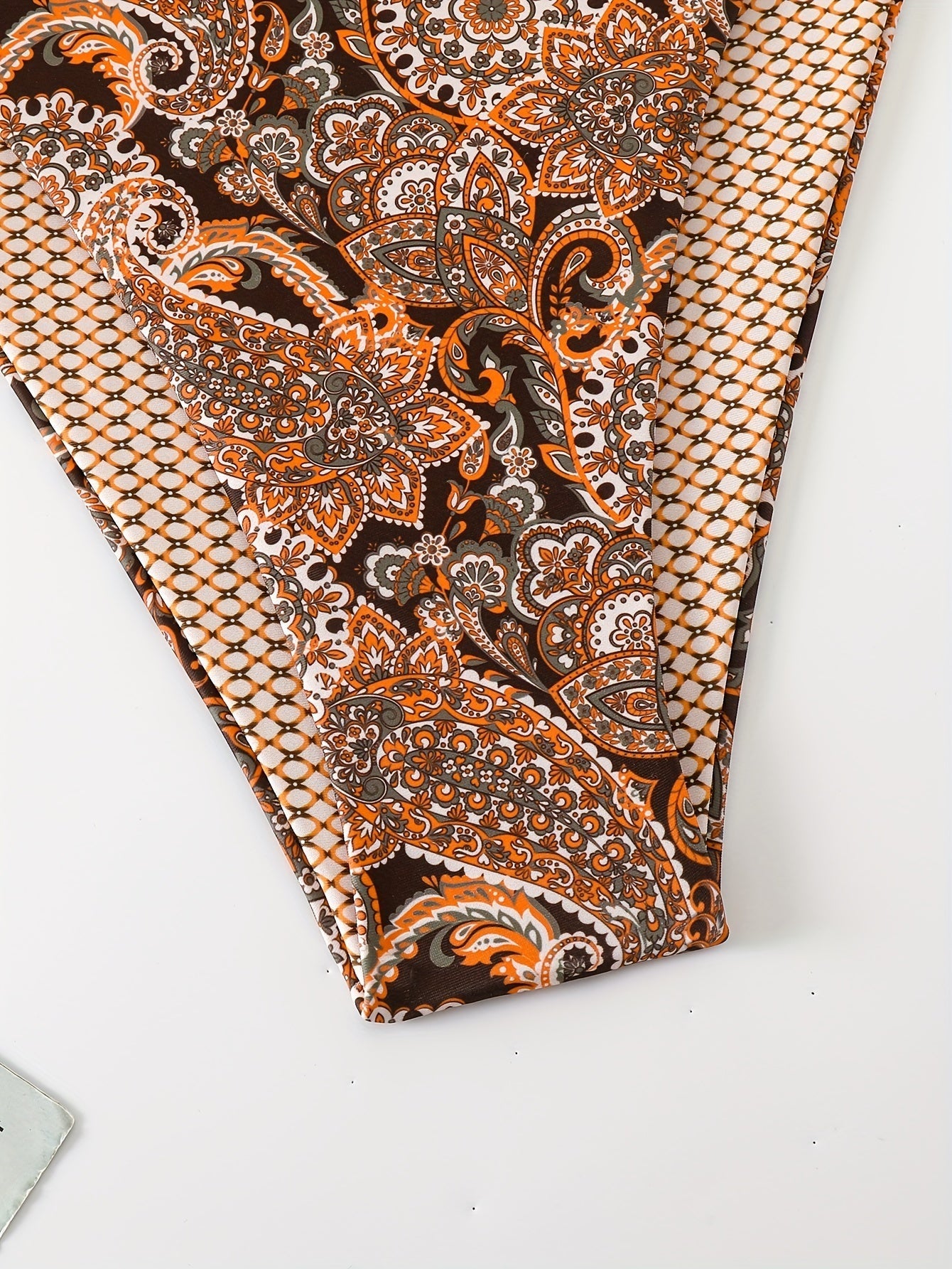 Bikini-Set mit Print – Sexy Neckholder & Hochgeschnittene Passform