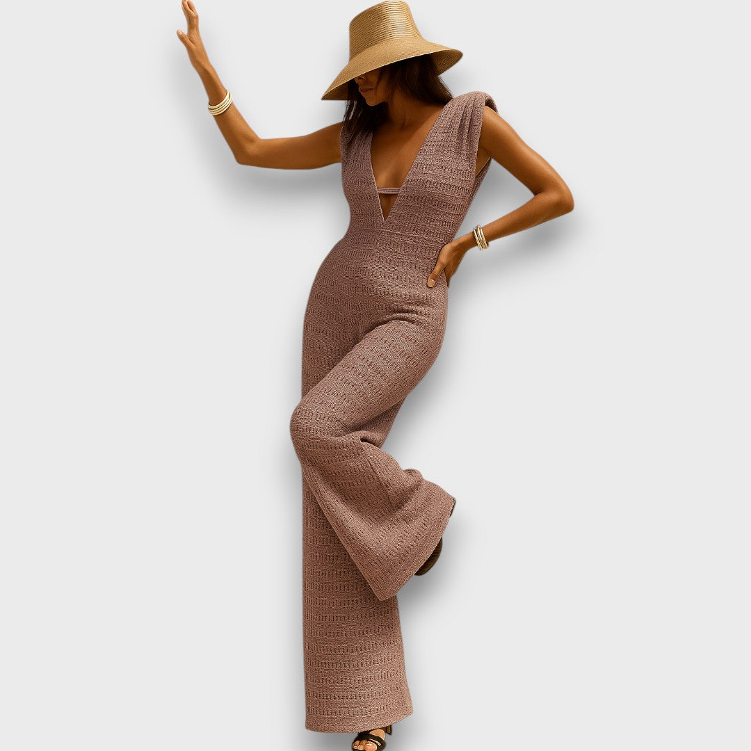 Isaline – Sommer-Jumpsuit mit Makramee-Details