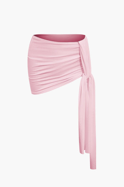 Athena | One-Shoulder Top & Drapierter Minirock – Perfekt für glamouröse Auftritte