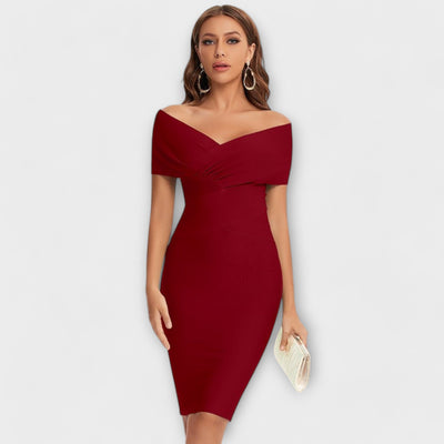 Alva – Elegantes Off-Shoulder Kleid