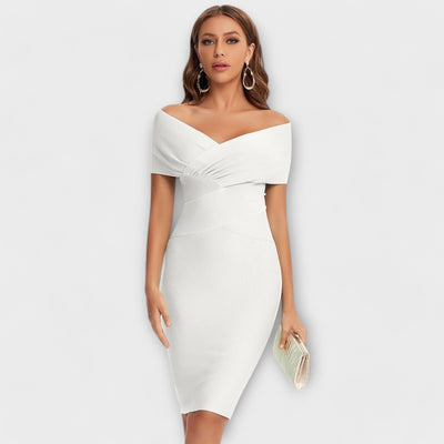 Alva – Elegantes Off-Shoulder Kleid