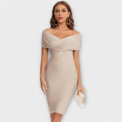 Alva – Elegantes Off-Shoulder Kleid
