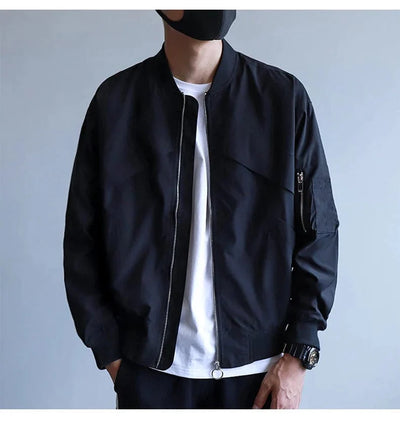 BEN - Lässige, lockere Bomberjacke mit Taschen