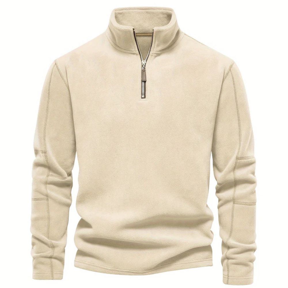 Bequemer Halb-Reißverschluss Pullover für Männer - Emil