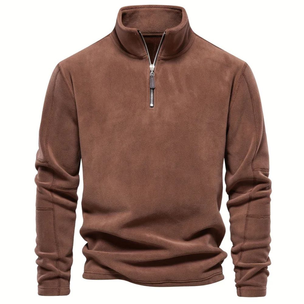 Bequemer Halb-Reißverschluss Pullover für Männer - Emil