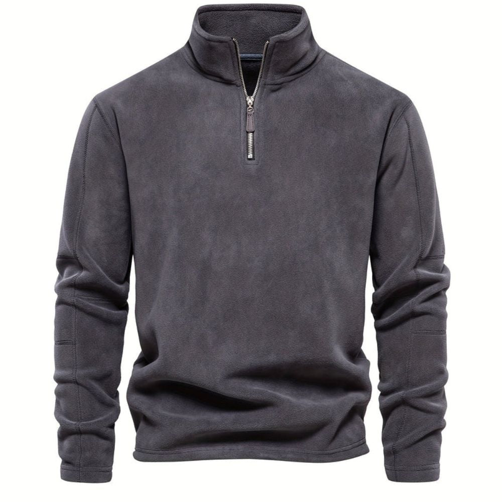 Bequemer Halb-Reißverschluss Pullover für Männer - Emil
