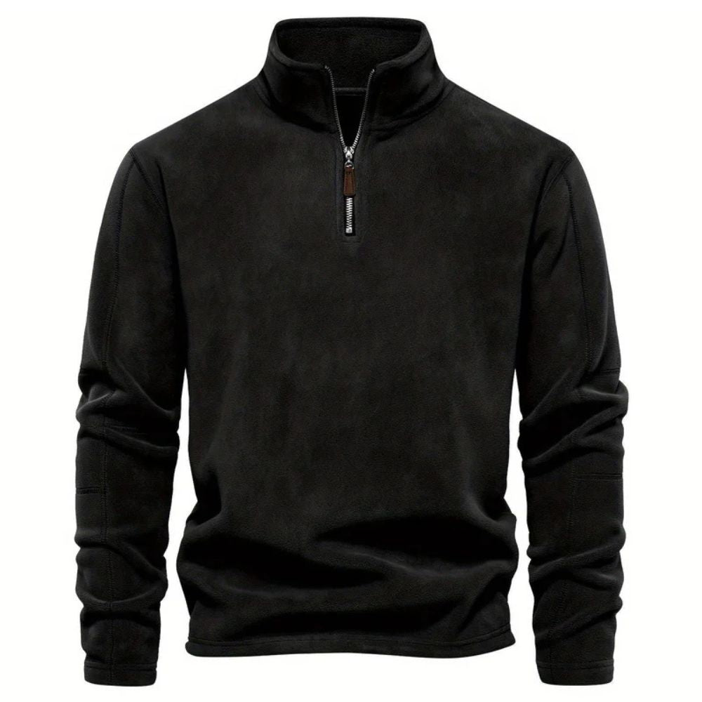 Bequemer Halb-Reißverschluss Pullover für Männer - Emil