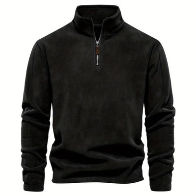 Bequemer Halb-Reißverschluss Pullover für Männer - Emil