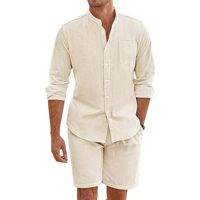 Bequemes Herren-Hemd und Shorts-Set für den Sommer - Vinzenzo