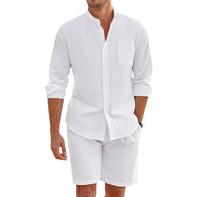 Bequemes Herren-Hemd und Shorts-Set für den Sommer - Vinzenzo
