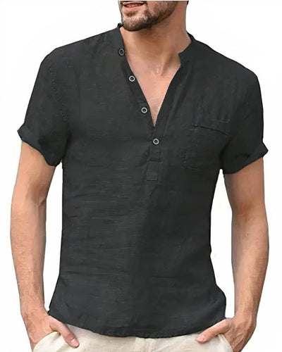 Bequemes Sommerhemd aus Leinen - Vince