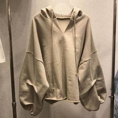 BIANCA - Langarm-Lose Kapuzenpullover