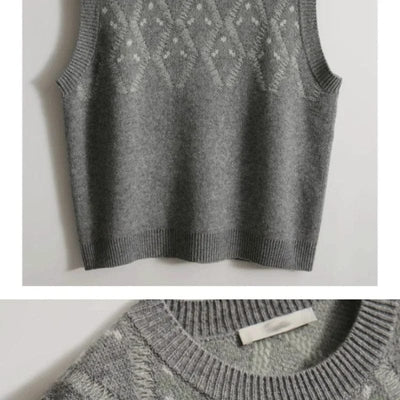 BIANKA- Kleiner Duft Rundhals Casual-Stil