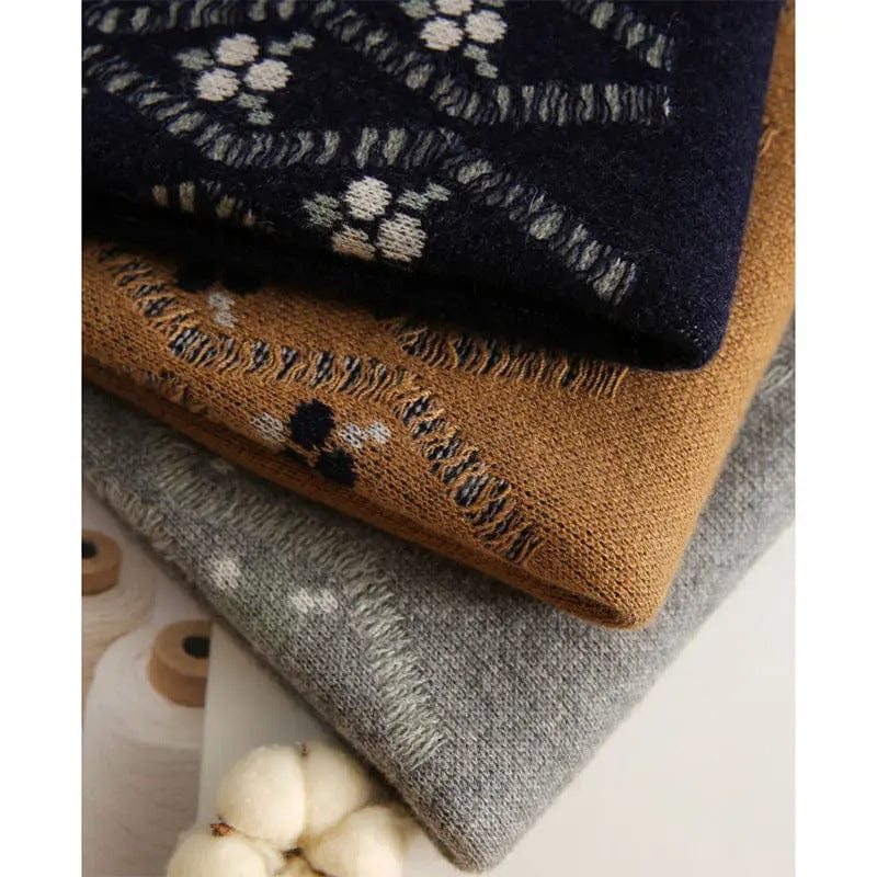 BIANKA- Kleiner Duft Rundhals Casual-Stil