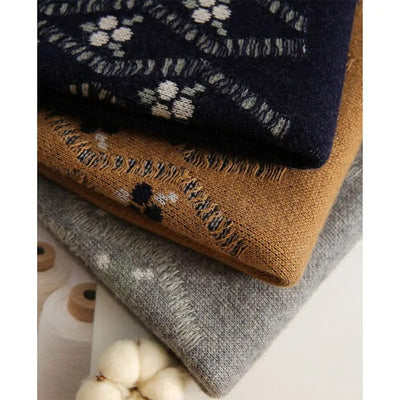 BIANKA- Kleiner Duft Rundhals Casual-Stil