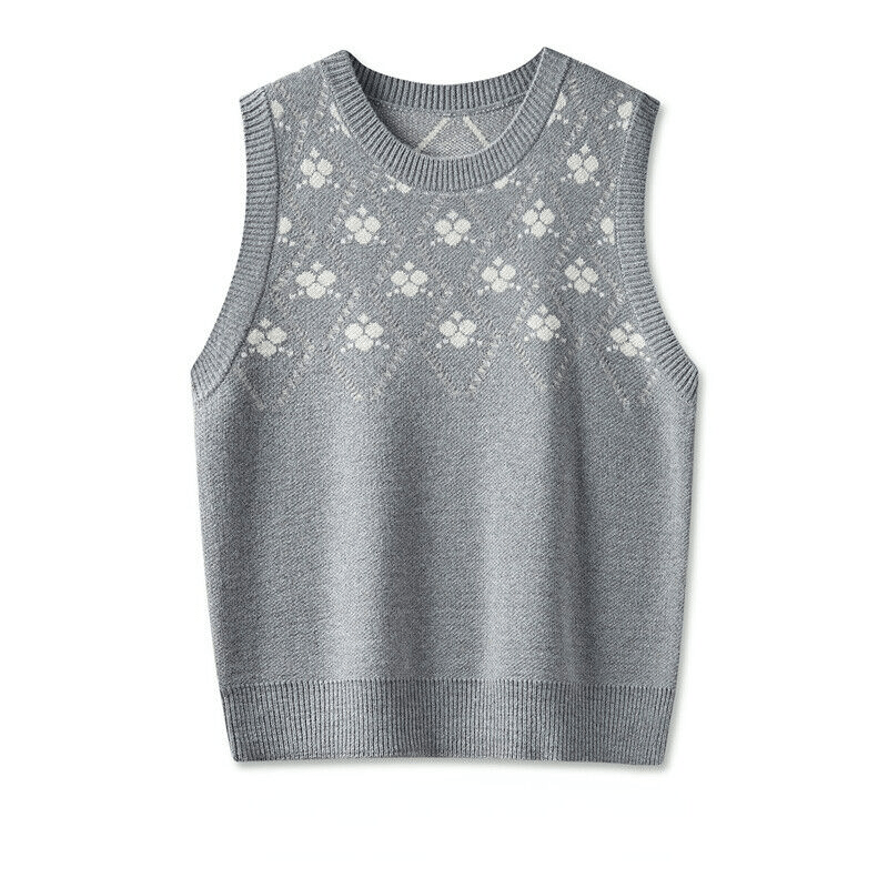 BIANKA- Kleiner Duft Rundhals Casual-Stil