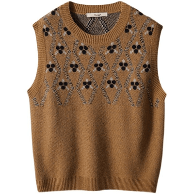 BIANKA- Kleiner Duft Rundhals Casual-Stil