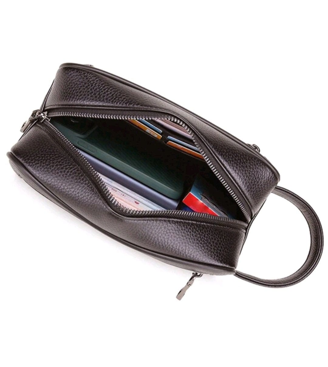 BOB - Herrenhandtasche mit Doppelreißverschluss 2024