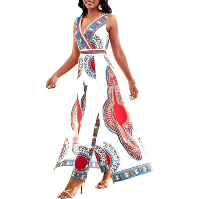 BRIA - Jumpsuit mit afrikanischem Druck im Dashiki-Stil