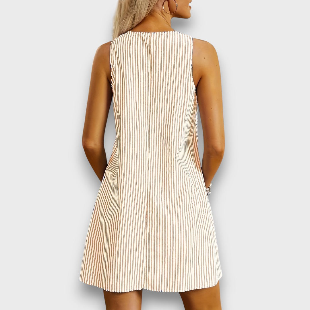 Mariva – Gestreiftes Sommerkleid mit Taschen