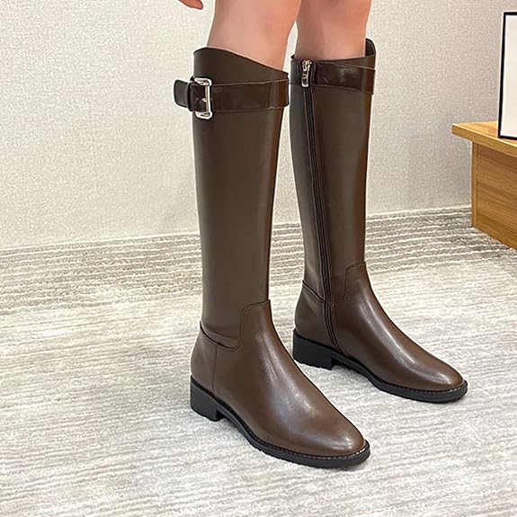 CARRIE - Hohe Stiefel mit Schnallenriemen 2024