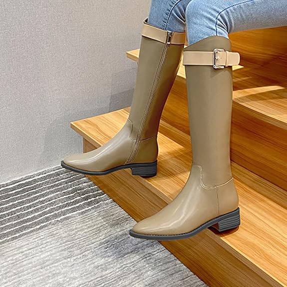 CARRIE - Hohe Stiefel mit Schnallenriemen 2024