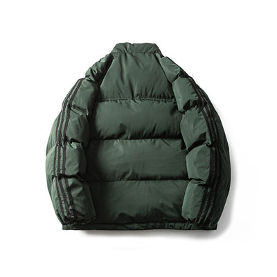 Judy - warme gestreifte baumwolljacke für männer