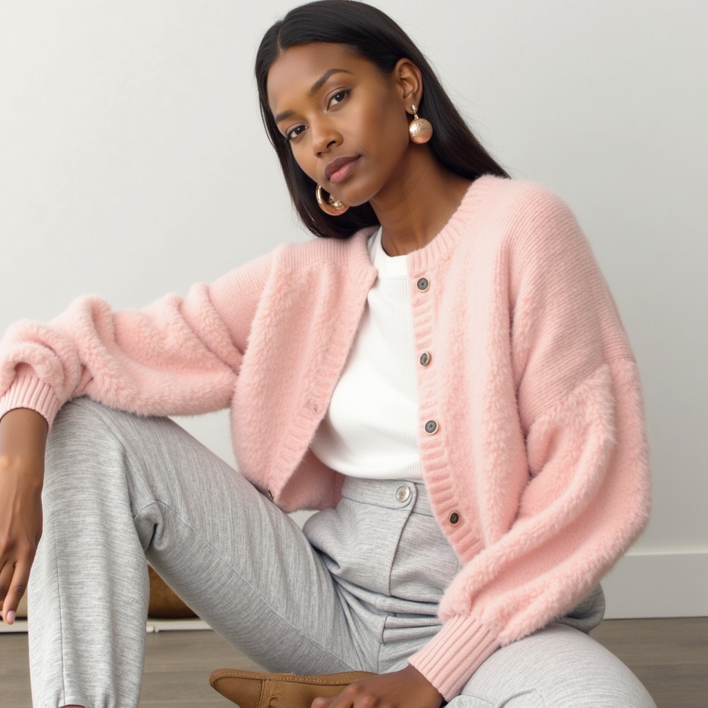 ModenGlanz | Weiche und kuschelige Strickjacke für kühle Tage