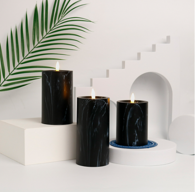 Candlylight™ | 3er Set LED Marble Kerzenlichter