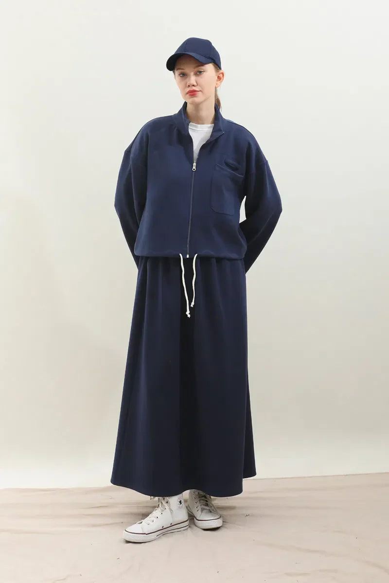 Zweiteiliges Stoff-Set im Oysho-Stil für Damen