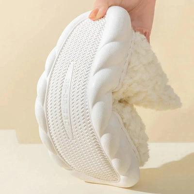 CIEL -  Baumwoll-Hausschuhe mit Fleece-Stiefeln