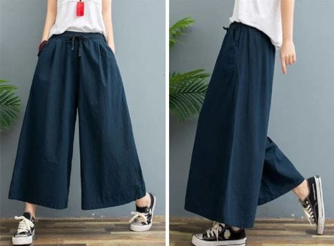 CLAIRE - Lässige weiche weite Baggy-Hose