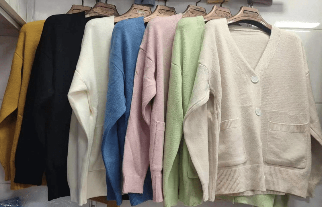 CLAUDINE - Japanischer Stil - Gestrickte Strickjacke 2024