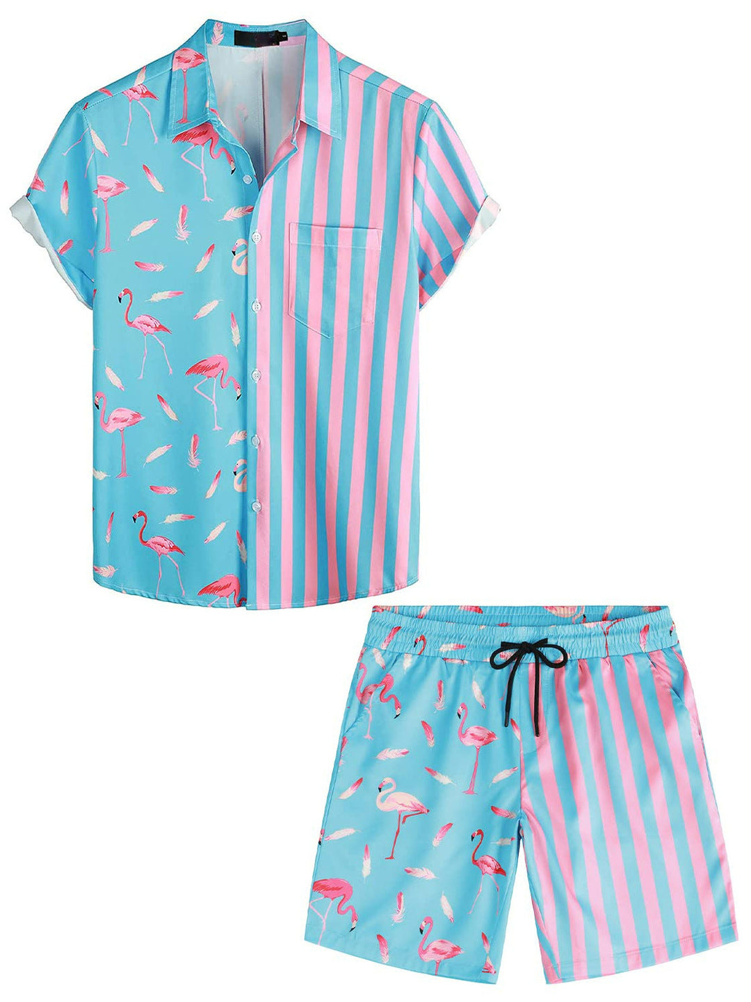 Cooles Hemd und Kurze Hosen Sommer Set - Daven